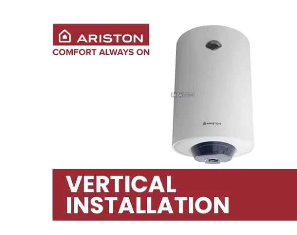 Ariston Blu R 50V 50L vertical water heater close-up detail