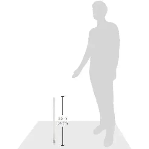 Philips LEDtube DE 600mm 8W T8 G13 tubelight, 765 Cool Daylight, 64 cm length shown beside a person. UAE