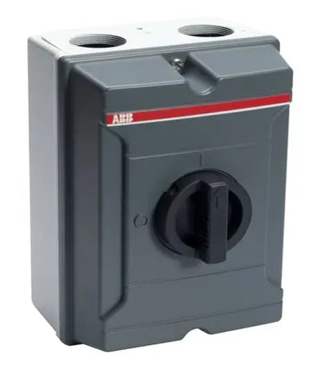 ABB KSE463 TPSN Enclosed Isolator 63A 4-Pole Grey IP66 ABB