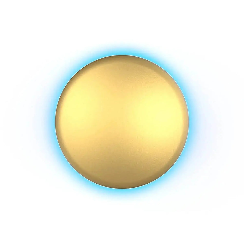 Mo-El Cri Cri Mo-Plick 333L Eclipse wall-mount insect killer: round gold disc with blue glow UAE