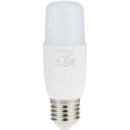 Philips Essential DL Stick LED Bulb, 11W, E27 base, 3000K warm white, front view. UAE