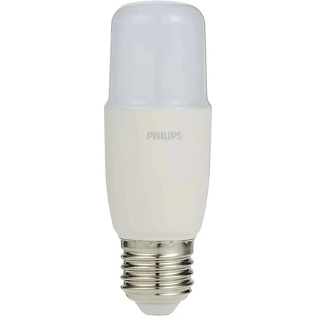 Philips Essential DL Stick LED Bulb, 9W E27 base, warm white 3000K, frosted top with Philips logo UAE