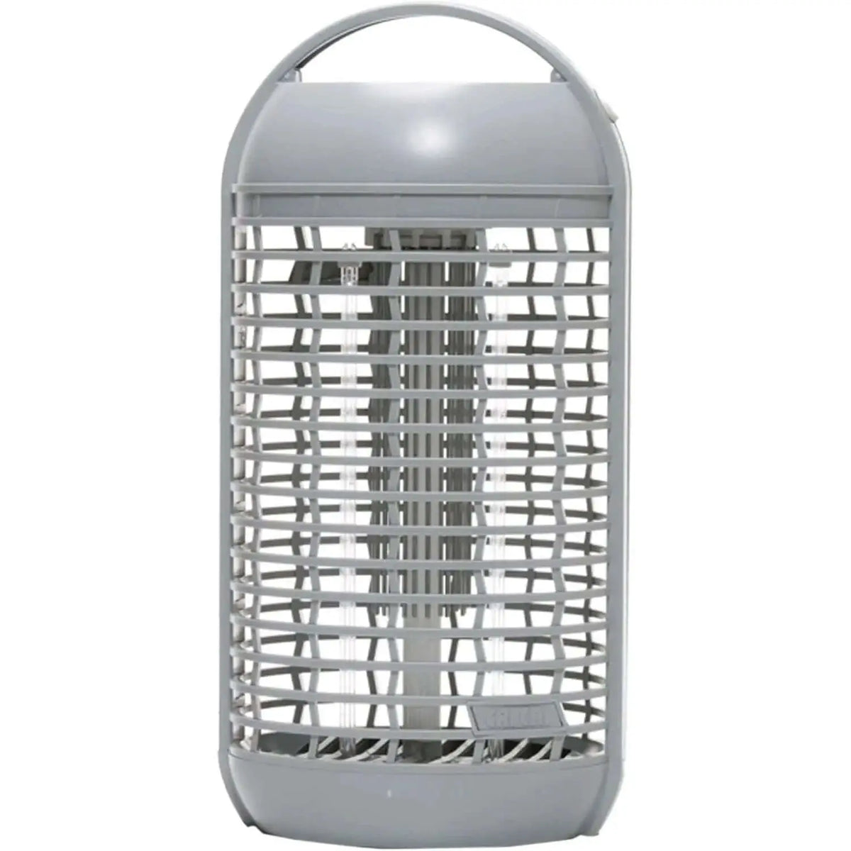 Mo-el Cri-Cri 300N insect killer, 6W UV-A bug zapper, front view with grey housing and grid. UAE