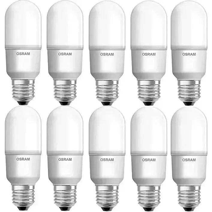 Osram LED Value TruWave 12W E27 bulbs, 10-pack, white glass with metal screw bases UAE