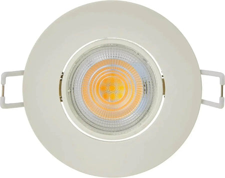 Philips SL052 RD SPOT 070 LED recessed downlight, white trim, 5.8W, 6500K, front view UAE