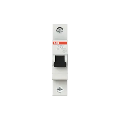 ABB SH201-C6 1-Pole 6A 6kA Type C MCB ABB