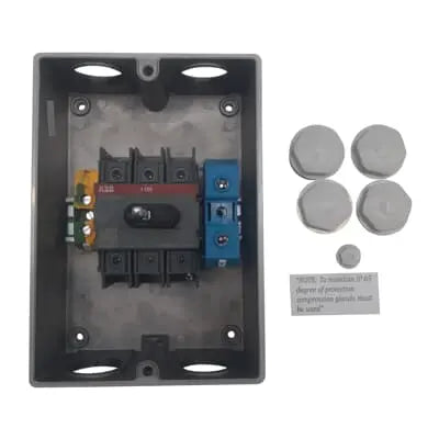 ABB KSE3100TPN Weatherproof Enclosed Isolator 100A 3-Pole IP66 ABB