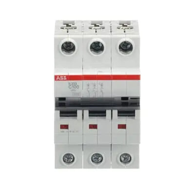 Abb Miniature Circuit Breaker 100A 3P 6kA S203-C100 ABB