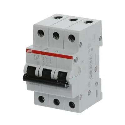 ABB MCB SH203-C32 3-Pole 32A 6kA Type C ABB