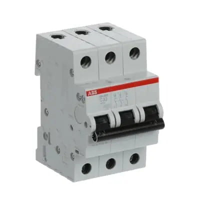 ABB MCB SH203-C32 3-Pole 32A 6kA Type C ABB