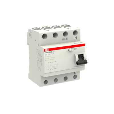 ABB ELCB/RCCB FH204 AC-63/0.1 4-Pole 63A 100mA ABB