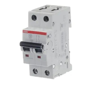 ABB MCB S202-C63 2-Pole 63A 6kA Type C ABB