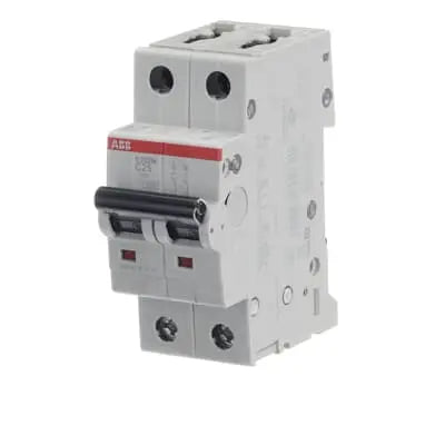ABB MCB S202M-C25 2-Pole 25A 10kA Type C ABB