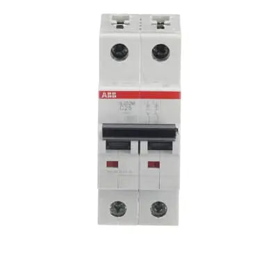 ABB MCB S202M-C25 2-Pole 25A 10kA Type C ABB