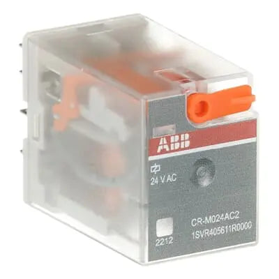 ABB CR-M024AC2 Pluggable interface relay 2c/o, A1-A2=24VAC, 250V/12A ABB