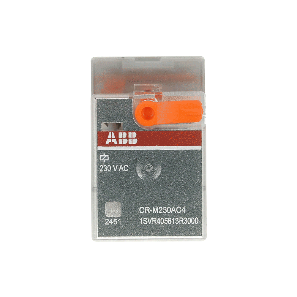 ABB CR-M230AC4 Pluggable interface relay 4c/o, A1-A2=230VAC, 250V/6A ABB