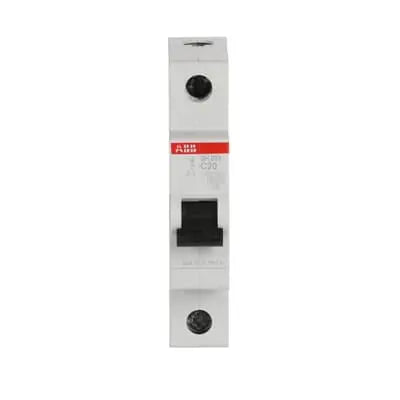 ABB MCB 20A 6Ka Single Pole Breaker S201M-C20 ABB