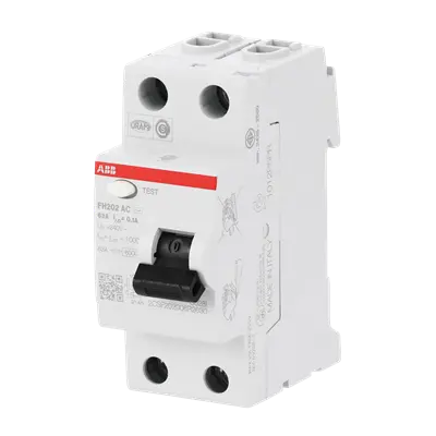 ABB RCCB/ELCB FH202 63A 2-Pole 100mA ABB