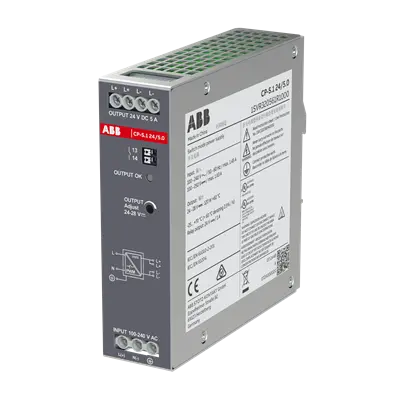 ABB CP-S.1 24/5.0 Power supply In:100-240VAC/100-250VDC Out:DC 24V/5A 1SVR320561R1000 ABB