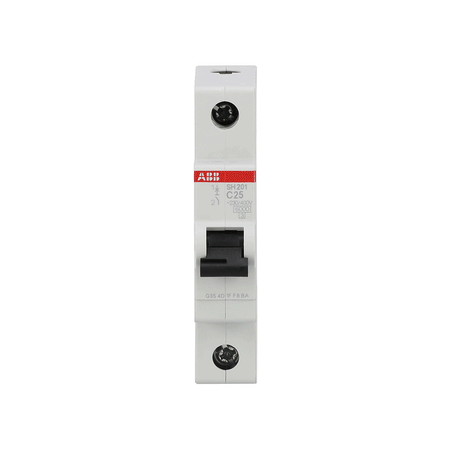 ABB MCB 25A Single Pole 6Ka SH201-C25 ABB