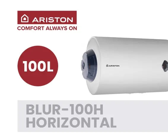 Ariston Blu R 100H 100L horizontal electric water heater product view