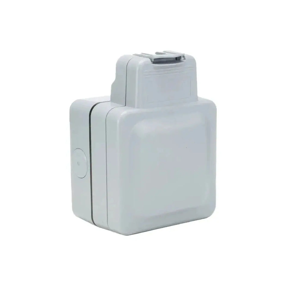 MK Masterseal Plus K56486GRY 13A 1-Gang weatherproof switched socket, wall outlet with protective cover. UAE