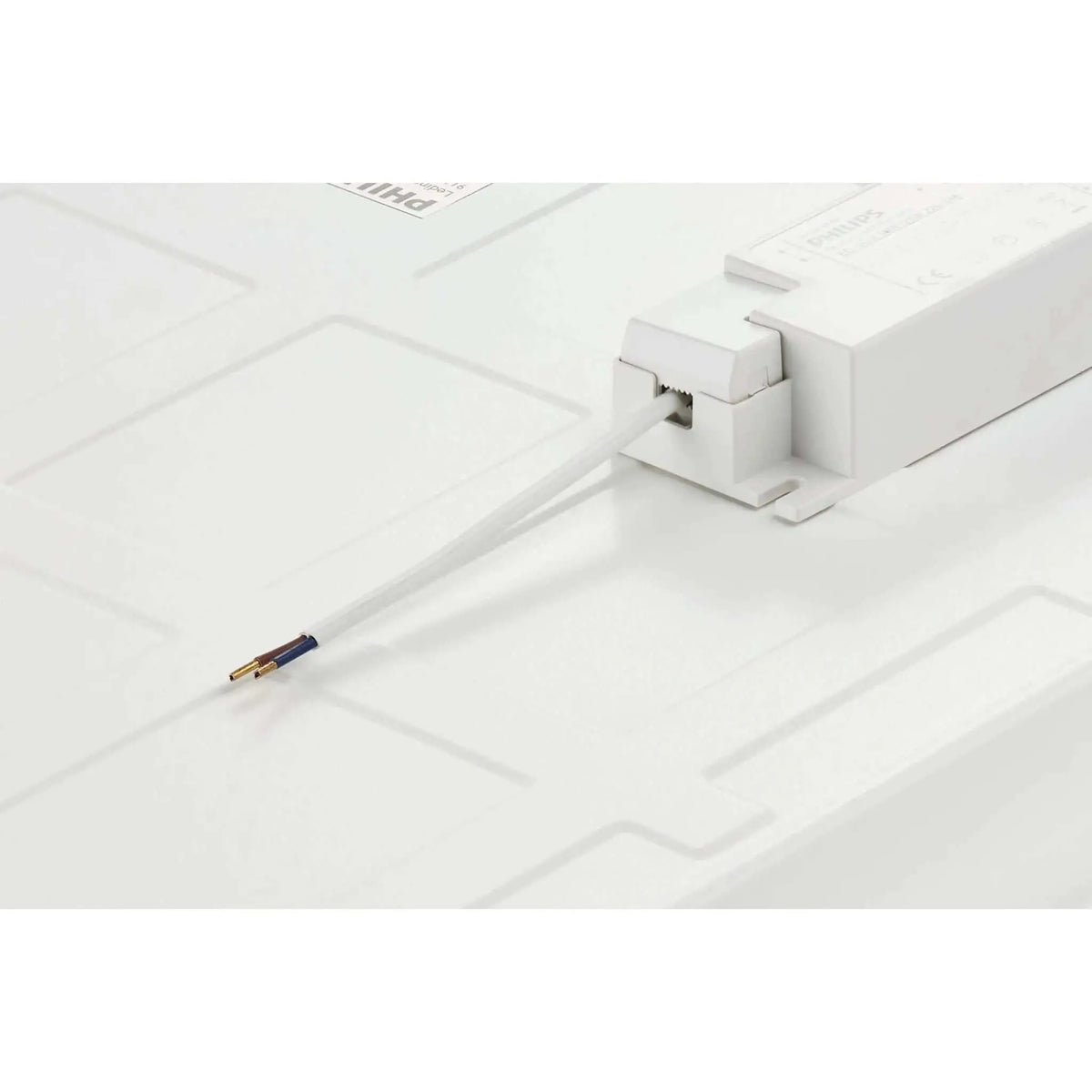 Philips LED panel light 60x60 electrical connection and driver detail for installation. UAE