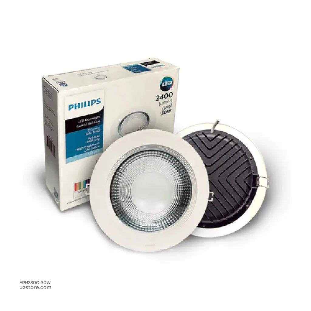 Philips LED Downlight 30W 200mm 6500K Cool Daylight - alternate angle