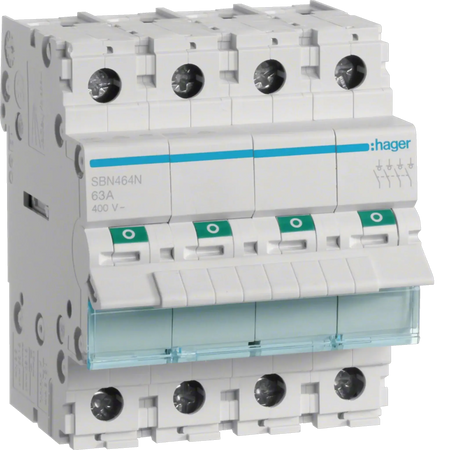 Hager Hager Onekonekt Isolator 63A 4P – SBN464N UAE