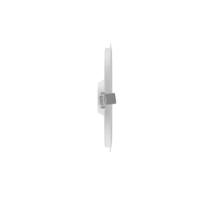 Ledvance LED Value Slim Downlight, 18W, white round panel with mounting clip, side view UAE