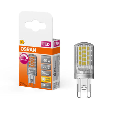 Ledvance LED Pin 40 320° 4W 2700K G9 Dimmable Ledvance