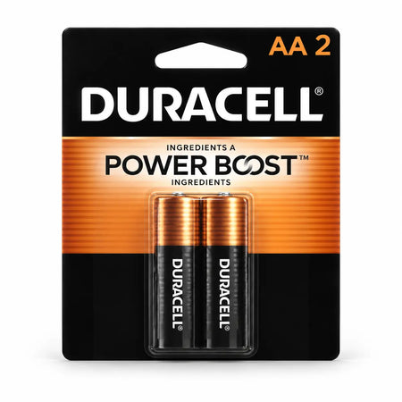 Duracell AA MN1500 1.5V alkaline batteries pack of 2