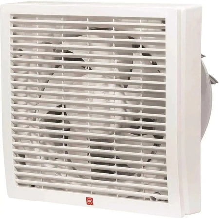 KDK 8in window-mount exhaust fan 20WHCT, white with front grille and visible blades; KDK logo on front. UAE