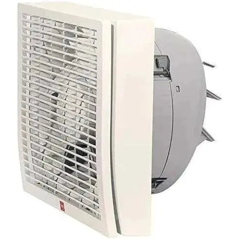 KDK 8in window-mount exhaust fan, model 20WHCT, white with front grille. UAE