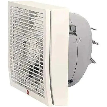KDK 8in window-mount exhaust fan, model 20WHCT, white with front grille. UAE