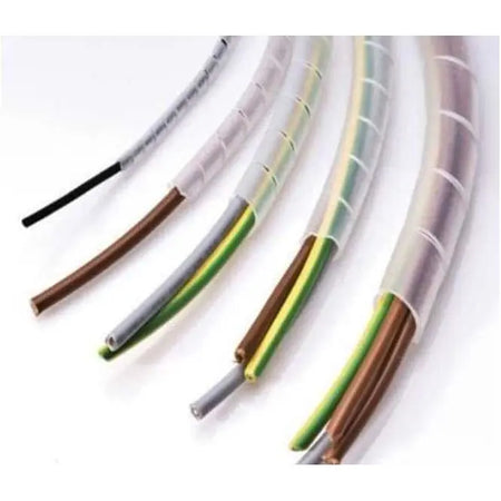 Kistenmacher spiral cable wraps, 10 m length, assorted colors for PC and car wiring protection. UAE