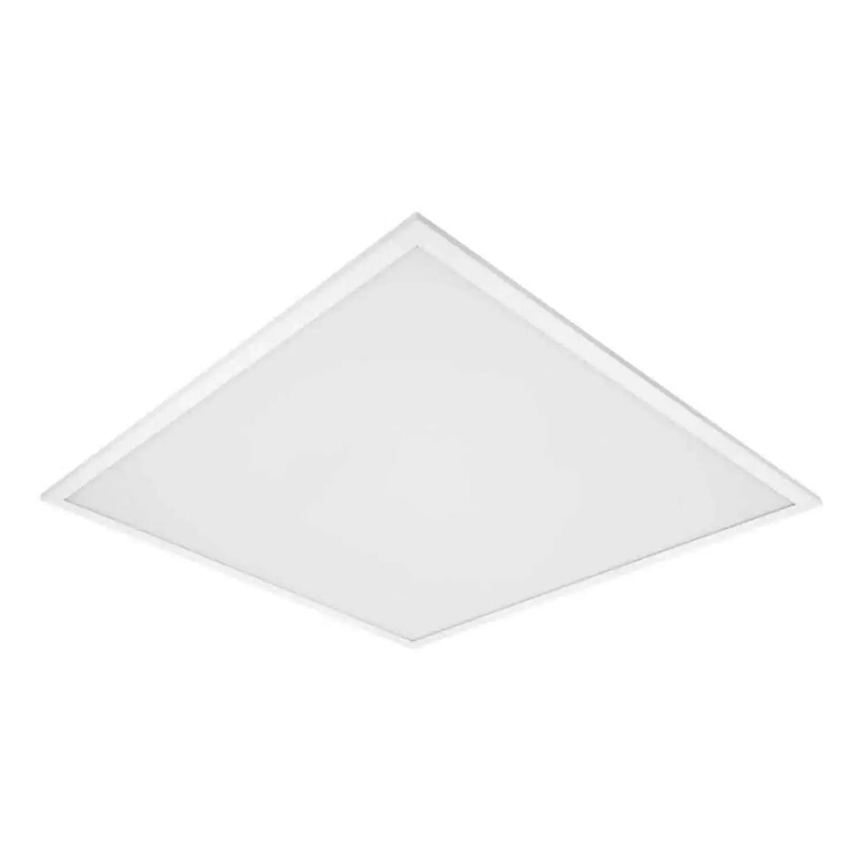 Ledvance LED backlit panel ceiling light 60x60 cm, white square panel, 38W, front view UAE