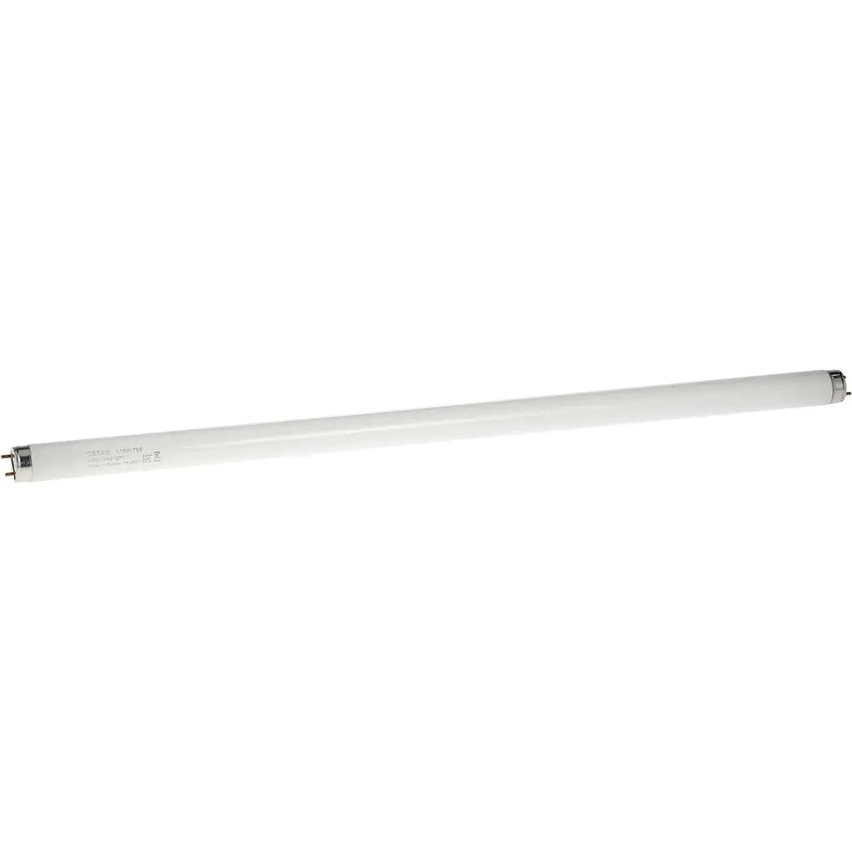 Osram Tube Light 2ft T8, 18W, white with end caps visible UAE