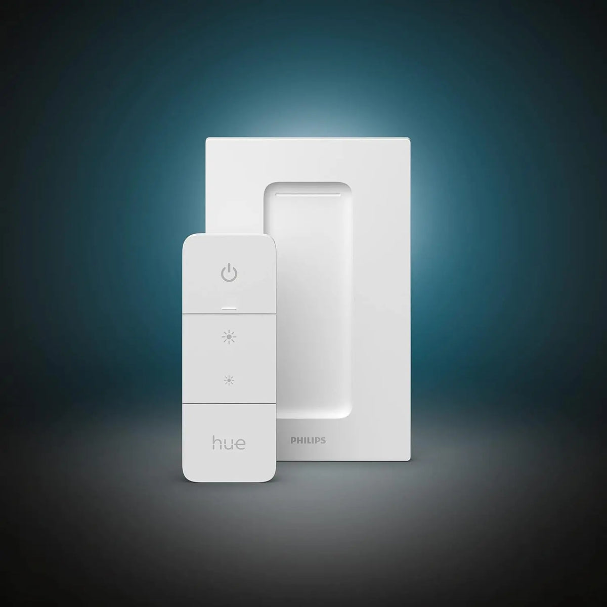 Philips Hue Dimmer Switch mounted on wall