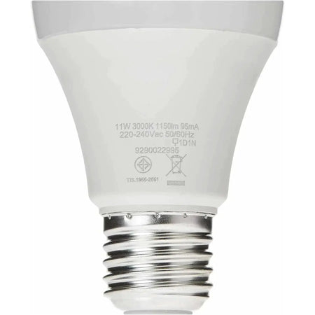 Philips Essential LED Bulb E27, 11W, 3000K warm white, frosted white body with screw base UAE