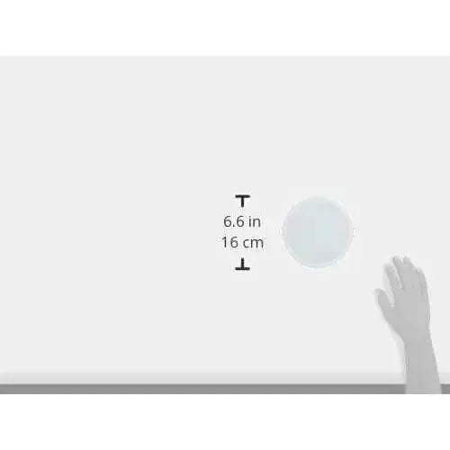 Philips LED Meson downlight, white circular ceiling light with 165mm diameter; hand reaching toward it UAE