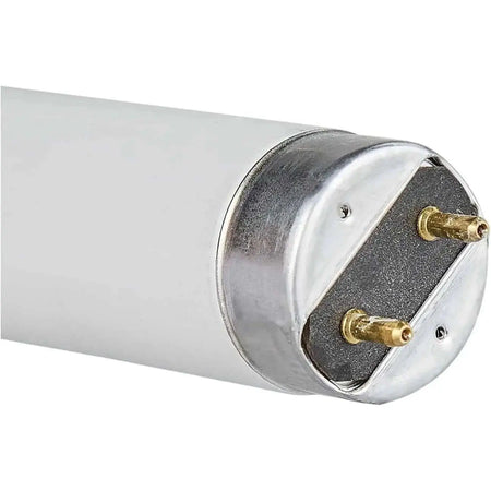 Philips TL-D 36 W fluorescent tube, 4 ft, 54-765 Cool Daylight, end-cap with brass pins visible. UAE