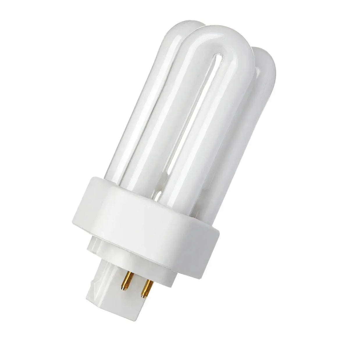 Osram Dulux-T/E 26W GX24q CFL PL lamp, white double-tube compact fluorescent bulb with two-pin base
