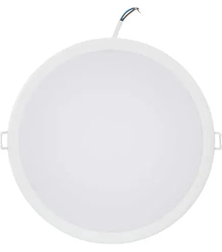 Philips Meson LED ceiling downlight, round white fixture with side mounting springs and top exposed wiring. UAE