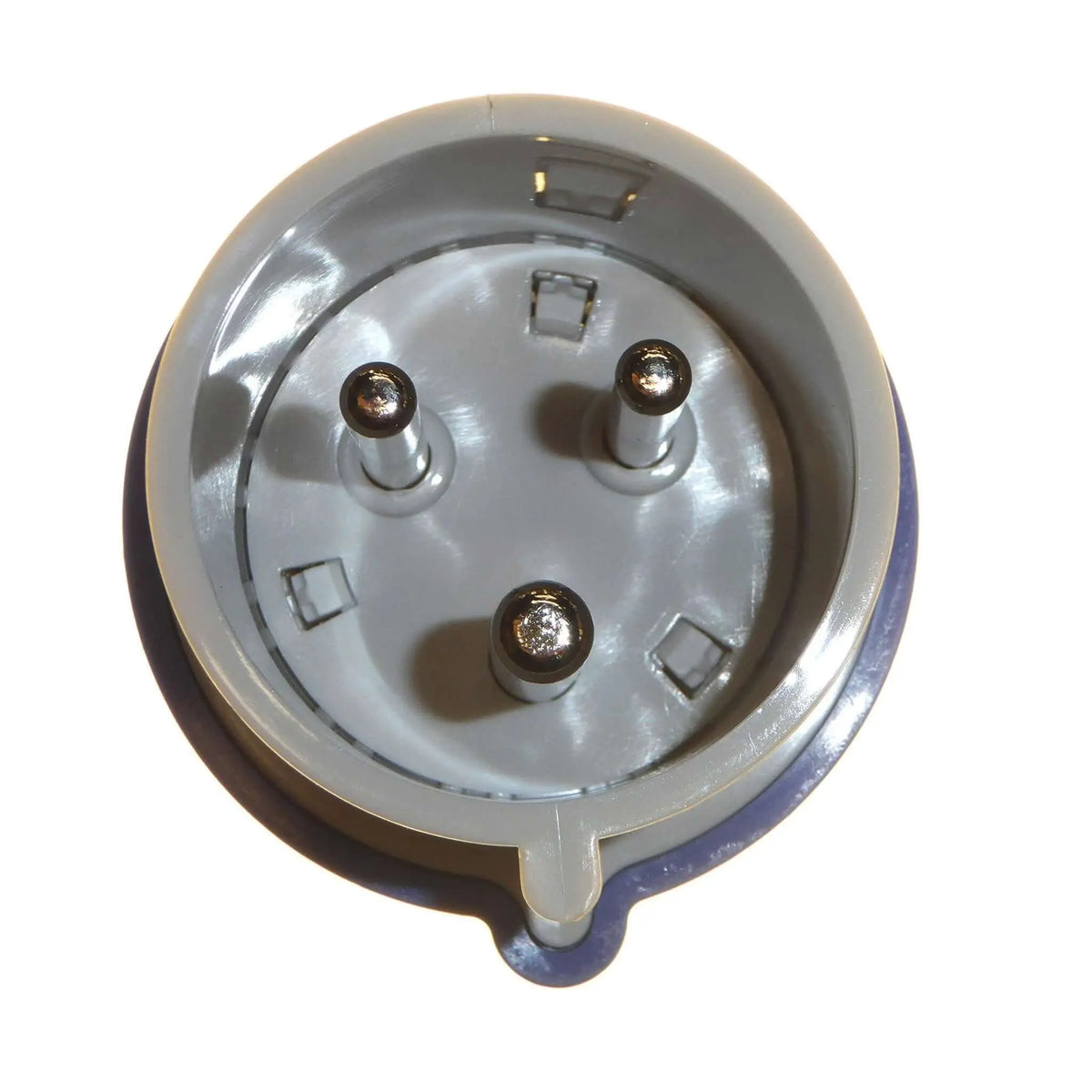 Gewiss GW60015H straight plug 32A 2P+E IP44/IP54 blue housing with circular base and three visible pins UAE