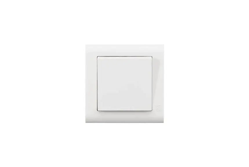 MK Electric MV4781WHI Essentials white 20AX 1G 2-Way SP wide-rocker wall switch UAE